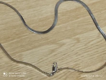 Collar de plata de ley 925 para hombre y mujer, cadena de serpiente de 4MM, joyería para pareja, cadena de cuchillas