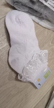YWHUANSEN 0 a 6 años bebé niño pequeño niñas con volantes de encaje tobillo algodón calcetines vestido princesa verano algodón ojal calcetines con flores