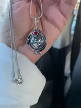 Collar de Película Popular para mujer, colgante de cristal romántico, collar de uso diario, colgante, joyería