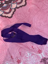 Correa de Yoga de 1,8 m x 3,8 cm, correas de ejercicio de algodón duraderas, hebilla de anillo D ajustable, da flexibilidad para estiramiento de Yoga y Pilates