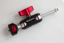 Tripod Magic Arm with Dual Ballhead Articulating 1/4'' Screw Universal Camera Video Monitor