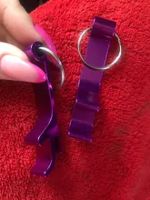 Llavero abrebotellas de cerveza portátil, Mini abrebotellas de aleación de aluminio para bebidas, cerveza, regalos de recuerdo de fiesta de boda, venta al por mayor