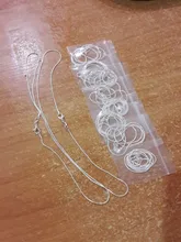 ¡10 unids/lote promoción! Collar de plata de ley 925 al por mayor, joyería fina de plata Cadena de serpiente collar de 1mm 16 18 20 22 24