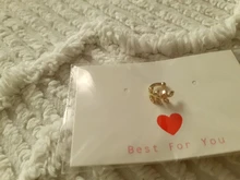 Pendiente de Clip de hoja de oro para mujer, sin perforación, Puck Rock, Vintage, de cristal, joyería, 1P