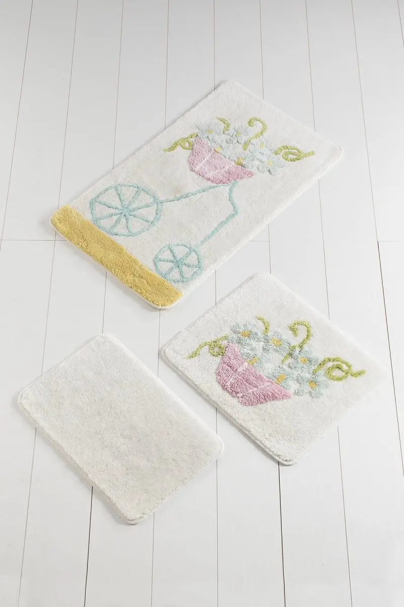 Bath Mat-mats | Mat Bath Mats Non Slip Anti Mould Mats Alacati Sari 3L Set 60X100 cm-50X60 Cm-40X60 Cm
Bath Mat-mats | Mat Bath Mats Non Slip Anti Mould Mats Alacati Sari 3L Set 60X100 cm-50X60 Cm-40X60 Cm