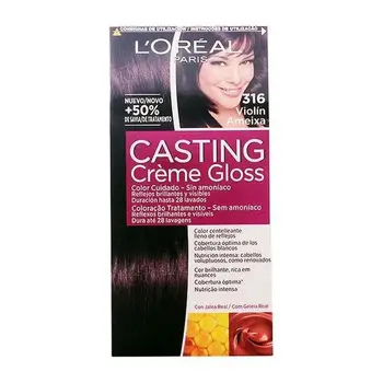 Dye No Ammonia Casting Creme Gloss L'Oreal Make Up Violín intenso
Dye No Ammonia Casting Creme Gloss L'Oreal Make Up Violín intenso