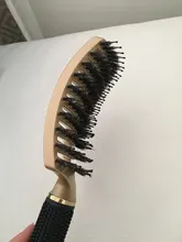 Hair-Brush Scalp-Massage-Comb Salon Hairdressing-Styling-Tools Detangle Nylon Curly Women