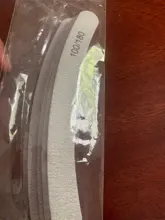 Juego de limas para uñas 100/180, juego de limas para manicura, tope de lijado de doble cara, grises, 5 uds.