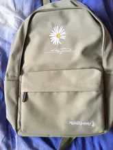Mochila escolar de nailon con estampado de flores para adolescentes, bolso escolar para chicas