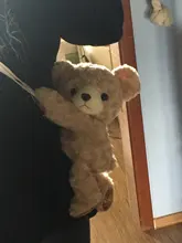 NOENNAME_NULL-oso sonriente para chicas, muñeca de felpa suave, bolso de mano de Lolita, bolso de hombro de Animal