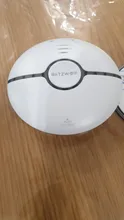 BlitzWolf-Detector de humo BW-IS7 con WiFi, indicador LED de 360 °, detección de fuego, alarma de aplicación remota, Control remoto inteligente, electrónica para el hogar