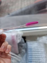 50 Uds pestaña reutilizable brocha de tubo para la extensión de pestañas varas para máscara de pestañas desechables cepillo de cejas con aplicador de pestañas cepillos