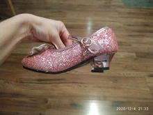 Zapatos de cuero para niñas, zapatos de vestir de boda, zapatos de baile de princesa Elsa para niñas, zapatos casuales, Sandalias planas