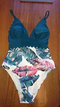 Bañador Tropical de una pieza para mujer, traje de baño para playa, mayo Bohe, 2021 hojas, XXL