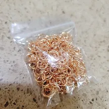 Anillos de salto de bucle abierto 200 unids/lote 4 5 6 7 8 mm JumpRings abiertos para hacer joyería DIY collar pulsera hallazgos conector suministros