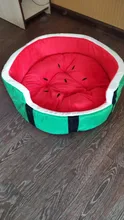 1pc Cute Kennel House Warm Cotton Watermelon Modeling Dog Bed Mat Sofa Pet Cat Bed