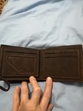 Cartera corta de cuero para hombre, monedero de Color sólido, Estilo Vintage, famosas, carteras masculinas
