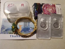 EASYCON cosméticos para ojos de lentes de contacto exclusivo suave maquillaje gran belleza alumno gris primavera 2 unids/par receta miopía