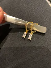 Pendientes de aro pequeños para mujer, de Plata de Ley 925, color blanco, negro, verde, morado, CZ, joyería minimalista