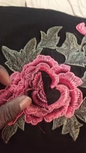 Vaqueros elásticos bordados para mujer, pantalones de tela vaquera con agujero, rasgados, con patrón de rosas