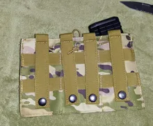 Bolsa de nailon para Paintball, bolsa de Airsoft 1000D, Individual/doble/Triple MOLLE, bolsa de cintura táctica para pistola de caza