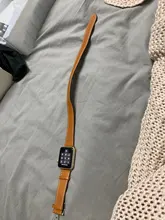 Para Apple 6 banda genuino Swift de reloj de Apple de cuero correa doble una sola vuelta Correa pulsera para iWatch 5 4 3 2 1 pulsera