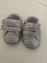 Zapatillas de suela blanda para bebé recién nacido, zapatos para niño de 1 año, calzado para niño pequeño, zapatos de cuna de cuero para niño, regalo para muñeca