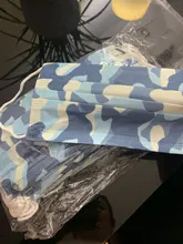 10 uds/50 uds/100 Uds camuflaje 3 capa de máscara desechable no tejido Mascarillas polvo máscara facial y para la boca máscara de filtro de polvo de máscaras de pestañas