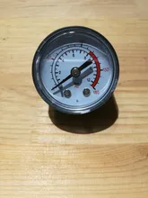 Compresor de aire, manómetro de fluido hidráulico neumático, 0-12Bar/0-180PSI, alta calidad