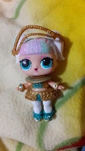 L O L Muñeca brillante sorpresa de colección limitada, juguete para regalo para niño, 8cm, chica, hermana, LOL, unicornio, chico