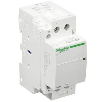 Contactor modular iCT 2NO - 2P Blanco 40 A
Contactor modular iCT 2NO - 2P Blanco 40 A