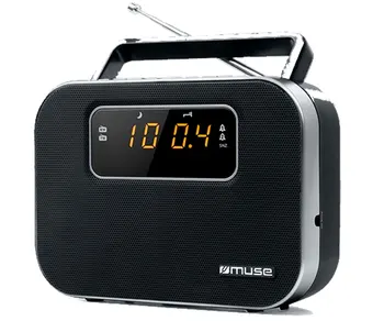 MUSE M-081 R BLACK ANALOG RADIUS FM/AM PORTABLE WITH BUILT-IN SPEAKER SCREEN AND BATTERY
MUSE M-081 R BLACK ANALOG RADIUS FM/AM PORTABLE WITH BUILT-IN SPEAKER SCREEN AND BATTERY