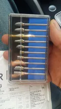 Cabezales de molienda de acero de tungsteno, juego de rebaba de carburo de tungsteno, material de diamante, accesorios dremel, 10 Uds.