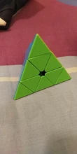 MoYu Meilong 3x3x3 pirámide Cubo mágico MoFangJiaoShi JINZITA 3x3 pegatinas de Cubo mágico Cubo rompecabezas regalo niños juguetes para niños