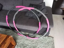 Aro deportivo extraíble para Fitness, 8 secciones de espuma, para gimnasio, culturismo, cintura estrecha, Aro para hacer ejercicio, equipo de Crossfit para interiores