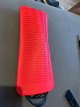 Esterilla de viaje de silicona resistente al calor, bolsa para rizar el pelo, plancha, multifunción, antideslizante, plana, Herramienta de Peinado