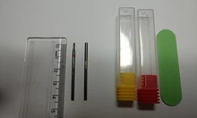 EasyNail-broca de taladro de acero de tungsteno para uñas, boquilla de carburo, removedor de Gel, limpiador de uñas, 3/32 pulgadas, 406502