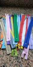 Cremalleras de bobina de nailon para manualidades de costura, 10 Uds., 3-24 pulgadas (7,5 cm-60cm), a granel, 20 colores