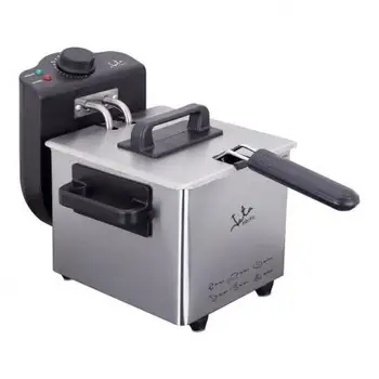 FRYER JATA FR115 - 1000W - CUBA 1.5L-ADJUSTABLE THERMOSTAT-LIGHT INDICATOR-BODY INOX FINGERPRINT-RESISTANT
FRYER JATA FR115 - 1000W - CUBA 1.5L-ADJUSTABLE THERMOSTAT-LIGHT INDICATOR-BODY INOX FINGERPRINT-RESISTANT