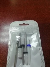 Broca de clavo de cerámica para manicura, cortador para retirar esmalte de Gel, accesorios de uñas, punta de corte de cerámica