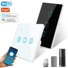 Tuya WiFi Smart Dimmer Switch EU US Standard Touch Sensor Remote Control Wall Light Switch Support Alexa Google Voice Control
Tuya WiFi Smart Dimmer Switch EU US Standard Touch Sensor Remote Control Wall Light Switch Support Alexa Google Voice Control