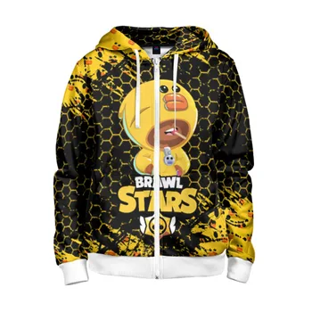 Children's sweatshirt 3D with zipper Brawl Stars Sally Leon.
Children's sweatshirt 3D with zipper Brawl Stars Sally Leon.