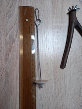 Soporte de acero inoxidable para soporte de loro mascota comida de pájaros, palo de lanza para frutas, pincho para carne, alimentador de aves