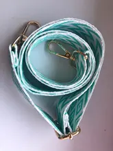 Correa de algodón/nailon para bolso O de mujer, correa de 140cm para bolsa de mensajero, ancho de 3,8 cm, correas cruzadas para bolso de mano