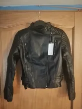 Jacket Coats Bomber Faux-Leather Basic Winter Women Short Punk FTLZZ Autumn Soft Female