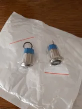 Switch White-Light Push-Button Led-Power Self-Locking-Type Metal Auto 16mm Green 220V