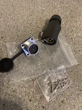 XHE20... IP67/2/3/4/5/6/7/8/9/10/12 pin impermeable conector M20 montaje en Panel conector de cable de alimentación macho y hembra