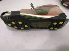 Shoes-Cover Cleats Crampons Studs Ice-Snow-Shoe Outdoor-10 Camping Anti-Slip Winter Spiked-Grips