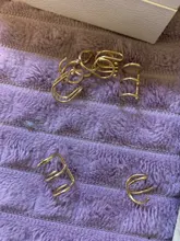 Pendiente de cartílago falso para mujeres y hombres, Clips de oreja sin Piercing, de hojas doradas, joyería, regalos al por mayor