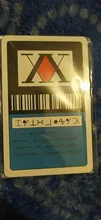 Hunter X Hunter-tarjeta de licencia de Anime japonés, Hisoka Gon, Freecss, Kurapika, Killua, Kulolo, HUNTER, de papel, PVC